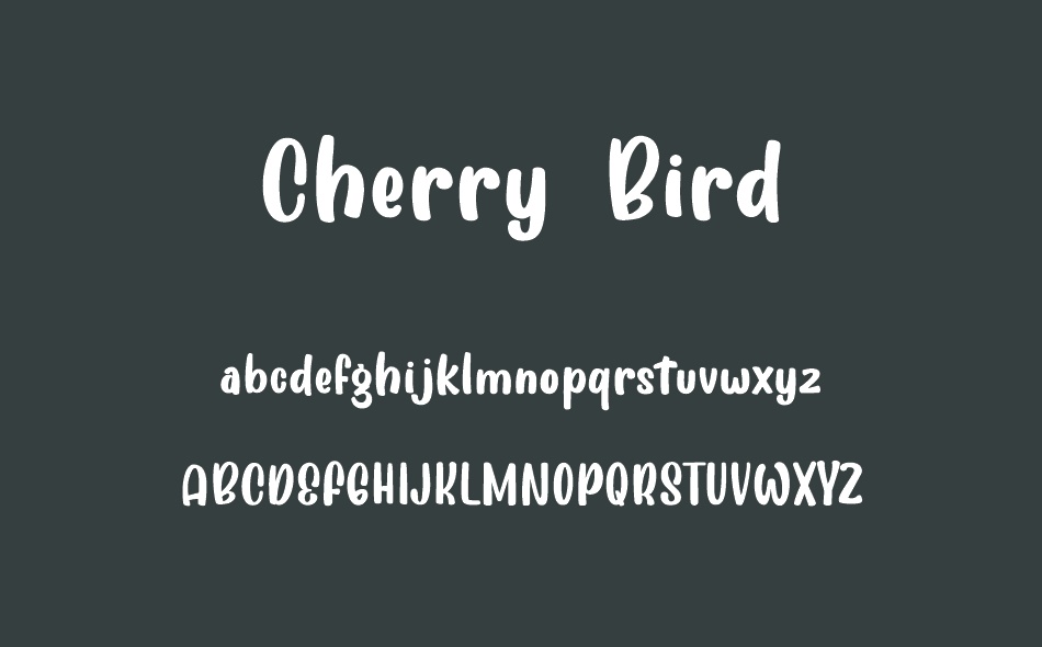 Cherry Bird font