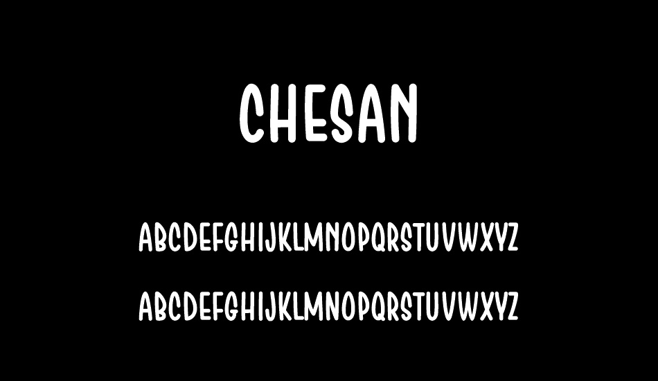 Chesan font