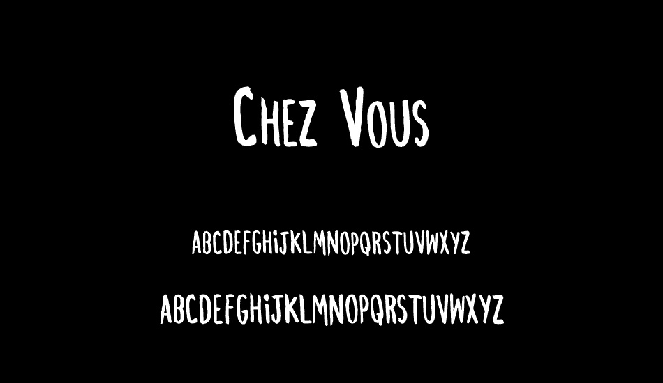 Chez Vous font