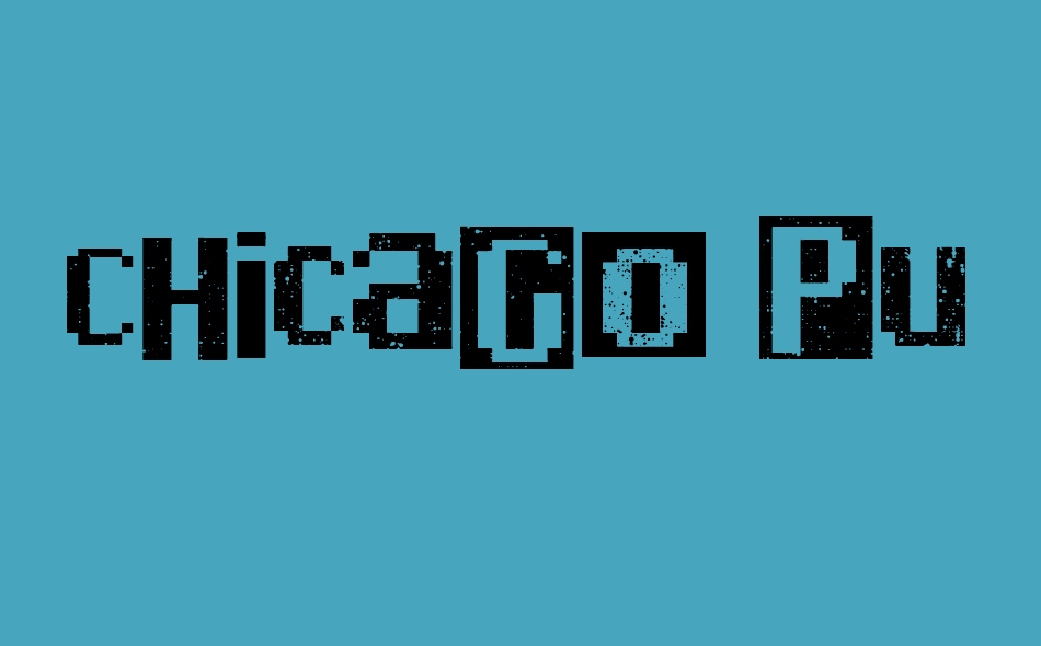 Chicago Punk font big