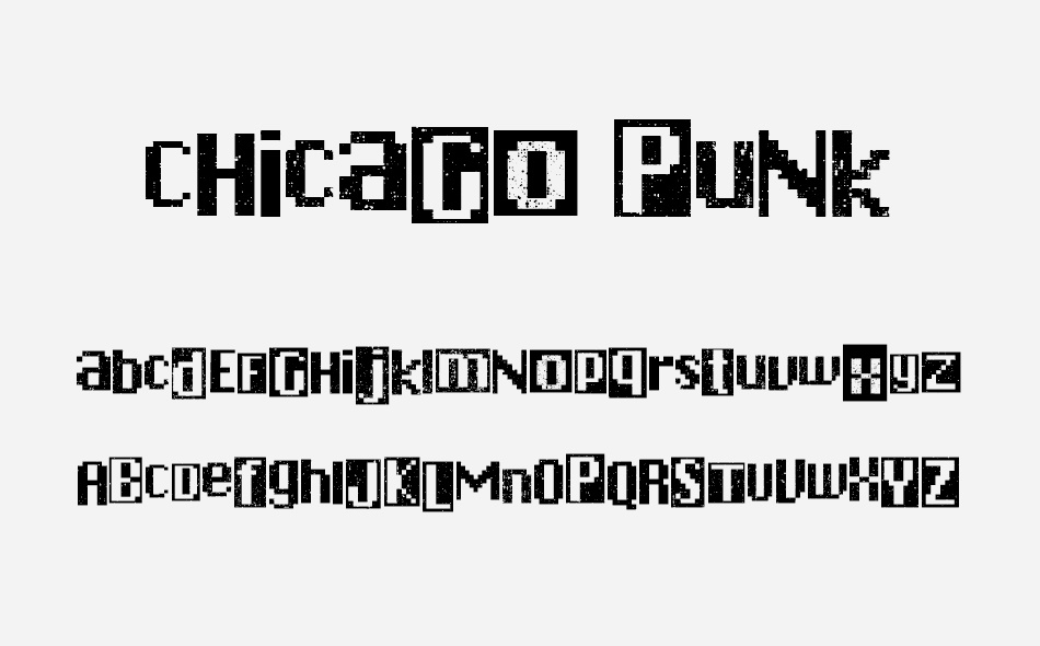 Chicago Punk font