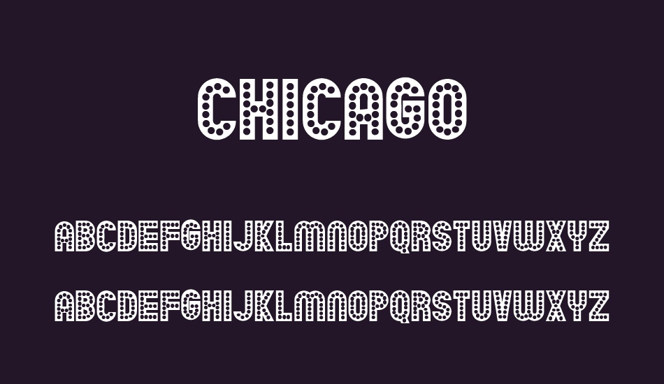 Chicago font