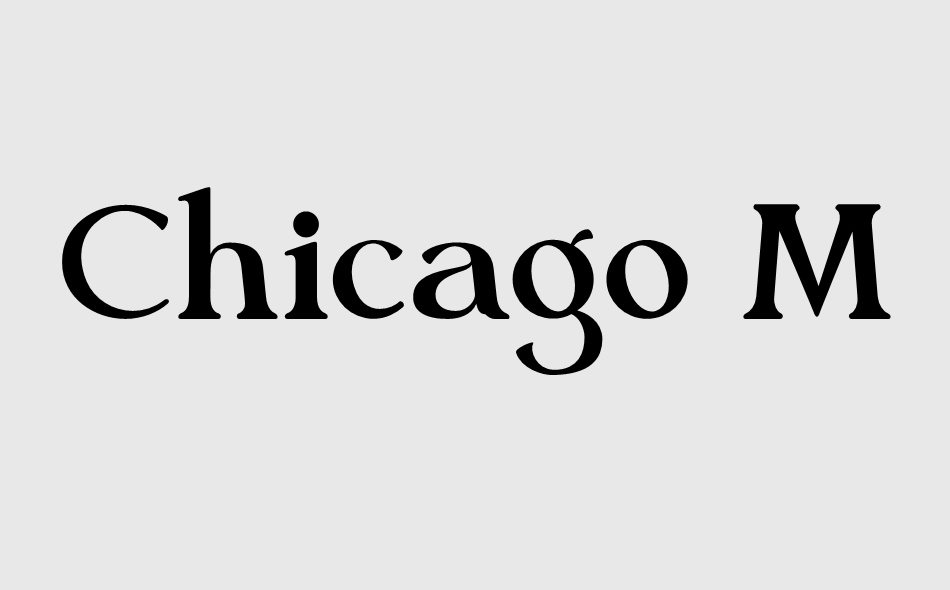 Chicago Makers font big