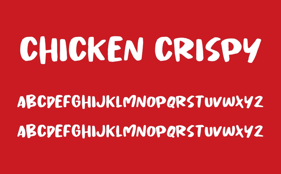 Chicken Crispy font