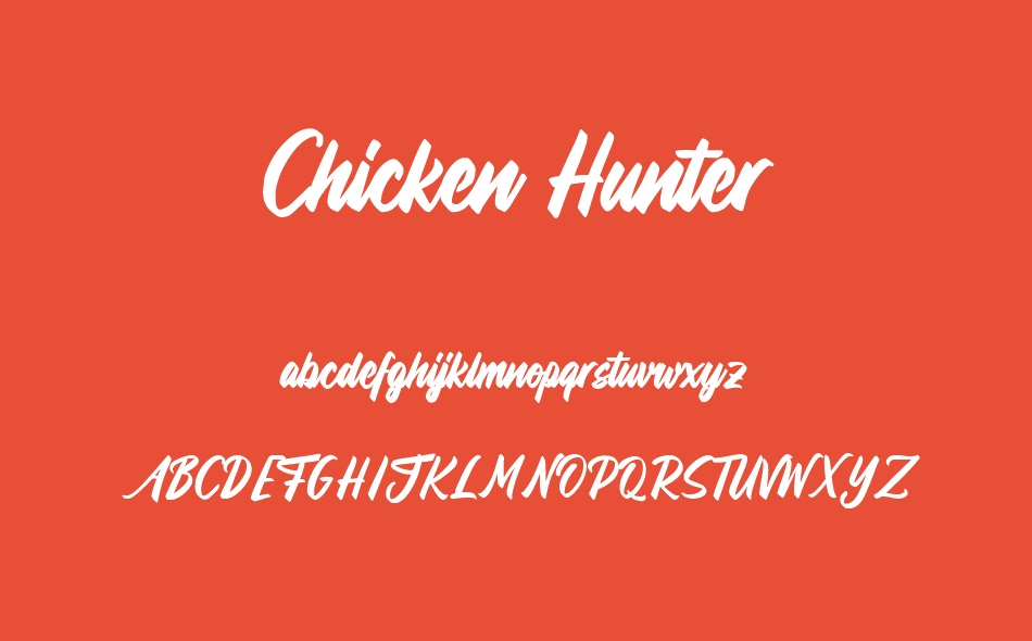 Chicken Hunter font