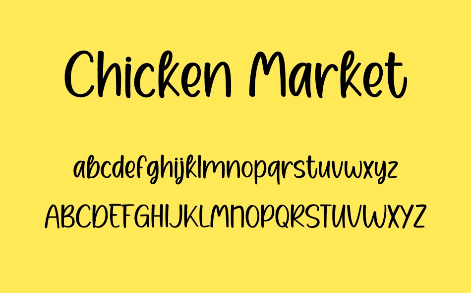 Chicken Market font