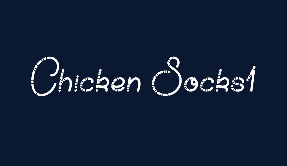 Chicken Socks1 font big