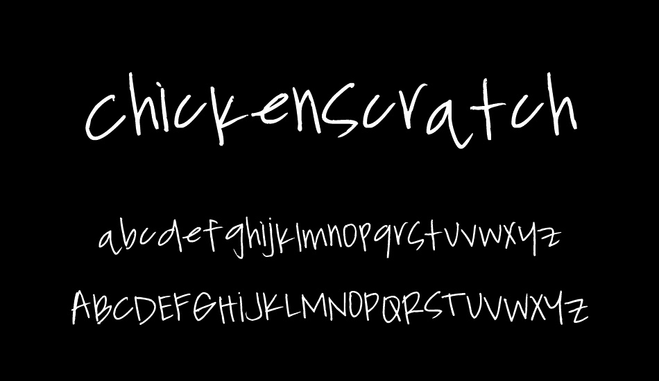 ChickenScratch font