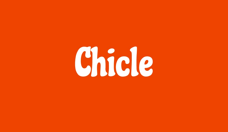 Chicle font big