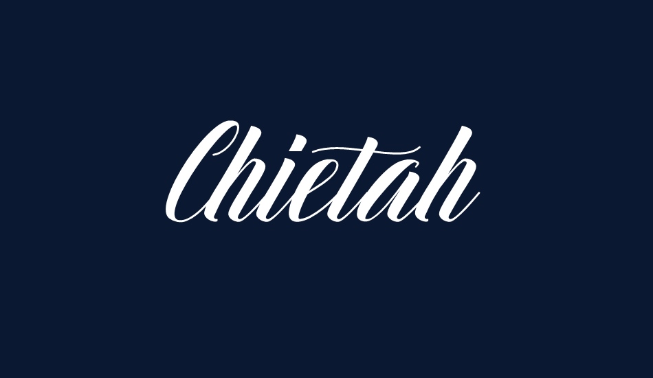 Chietah font big