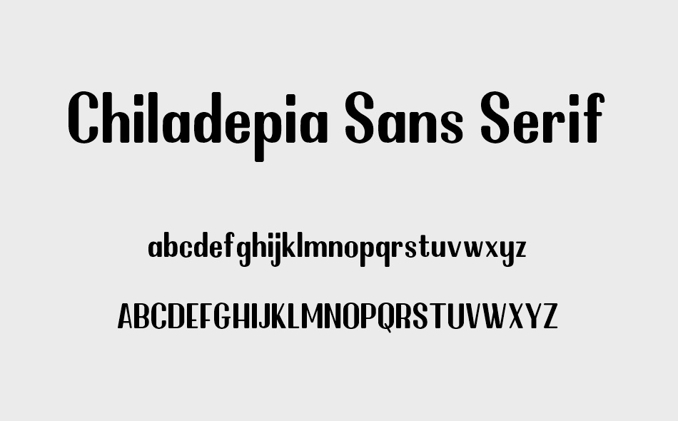 Chiladepia font