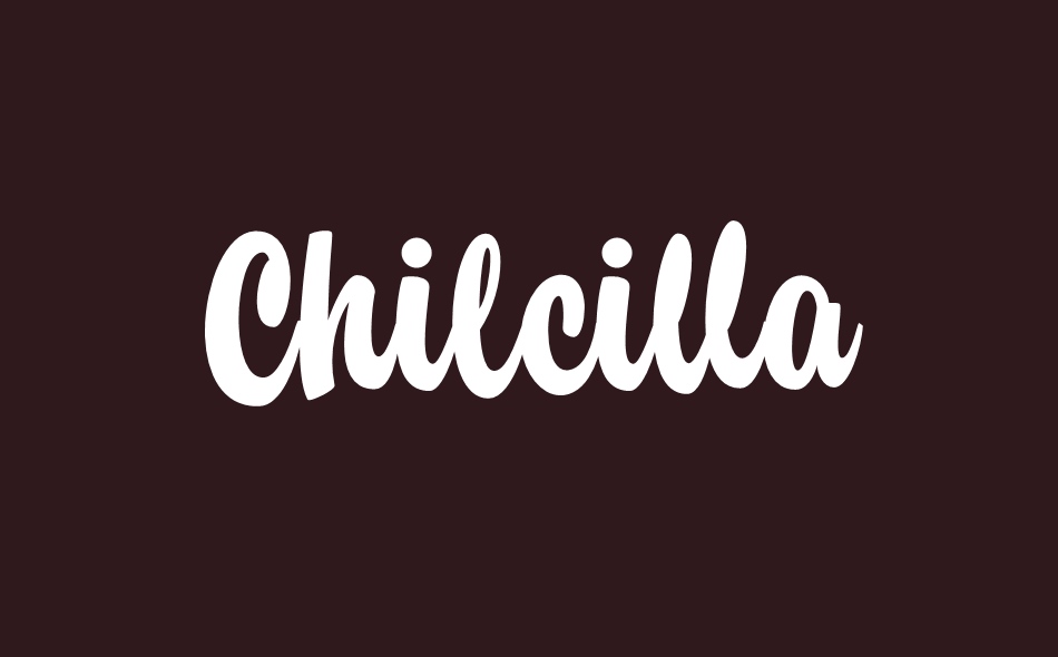 Chilcilla font big