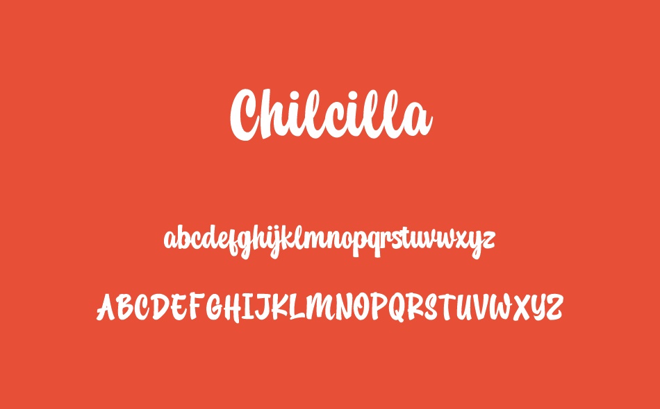 Chilcilla font