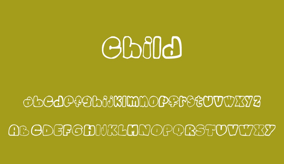 child font