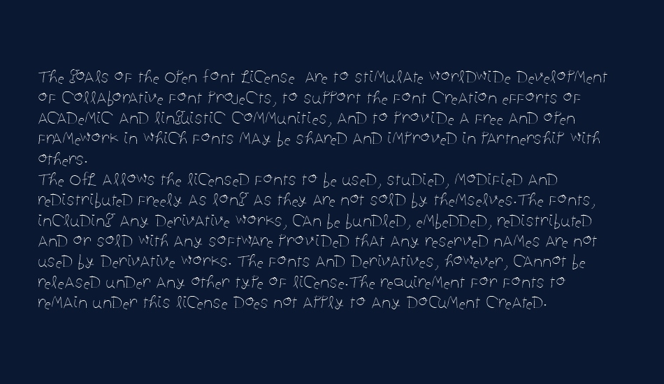 ChildWritten font 1