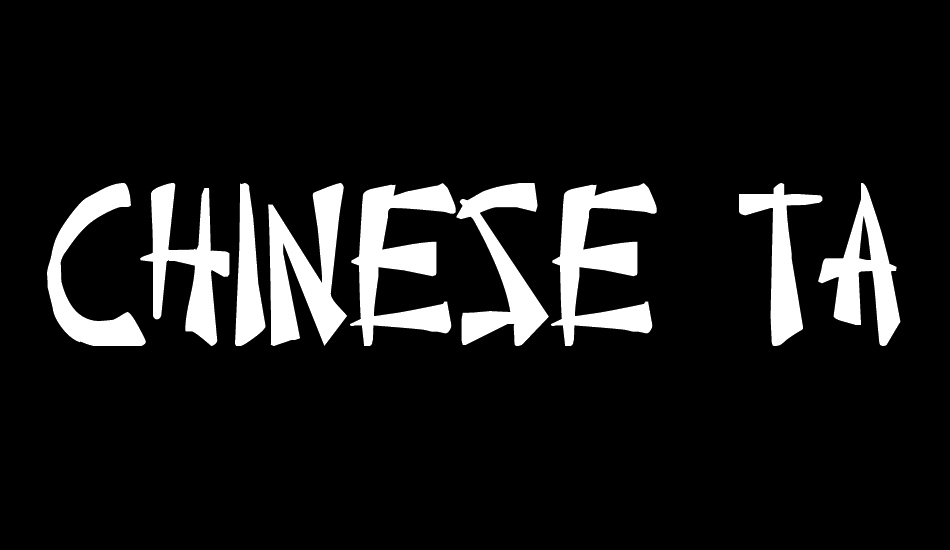 Chinese Takeaway font big