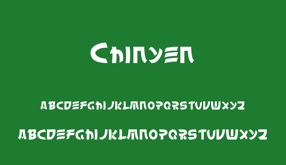 Chinyen font