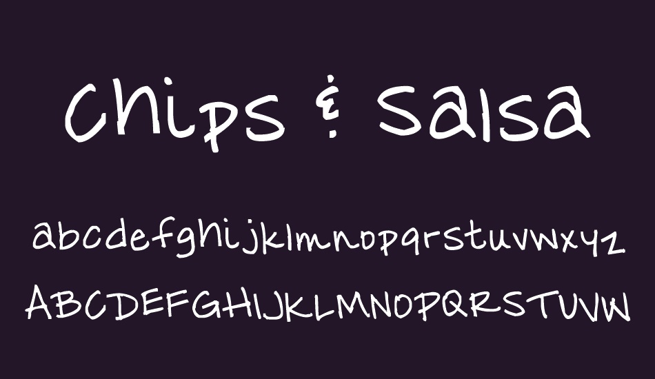 Chips & Salsa font