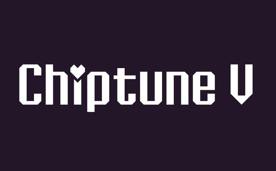 Chiptune Valentine font big