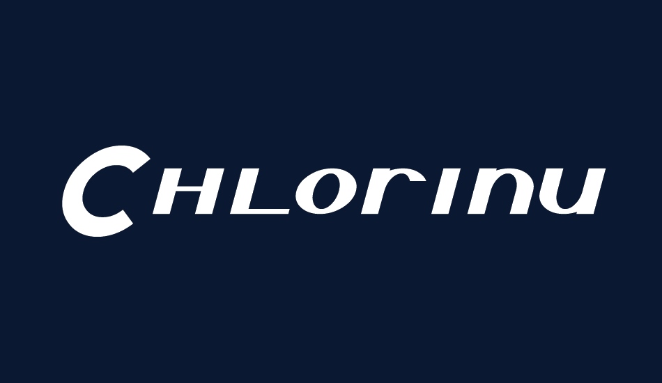 Chlorinut font big