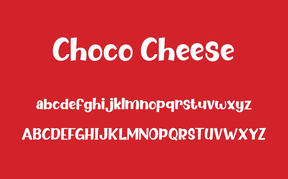 Choco Cheese font