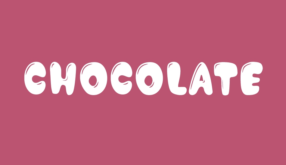 Chocolate Bar Demo font big