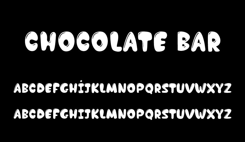 Chocolate Bar Demo font