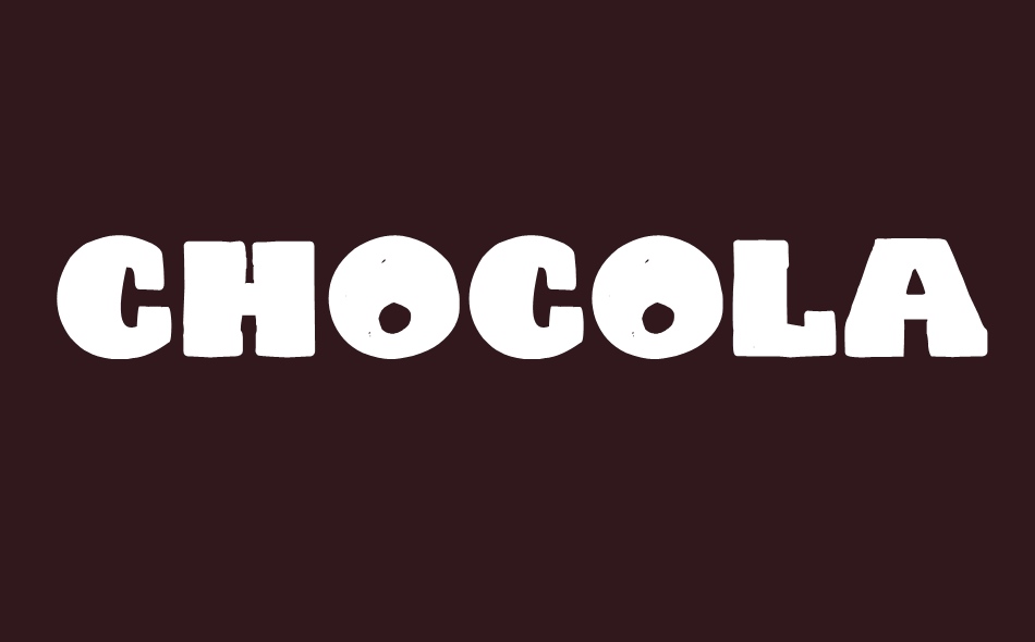Chocolate Team font big