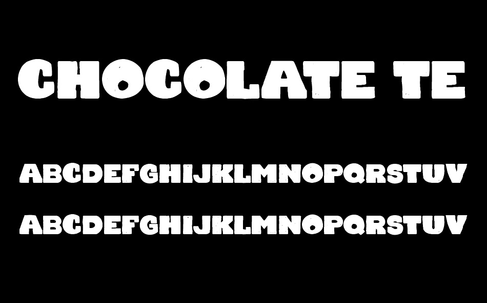Chocolate Team font