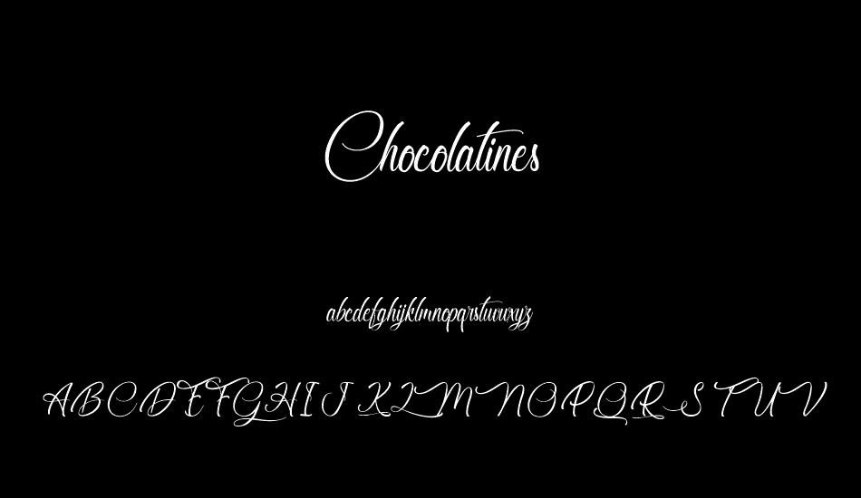 Chocolatines font