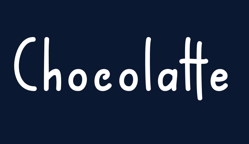 Chocolatte font big