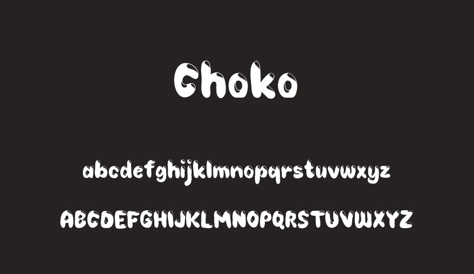 choko font
