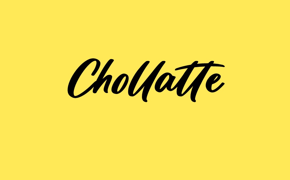 Chollatte font big