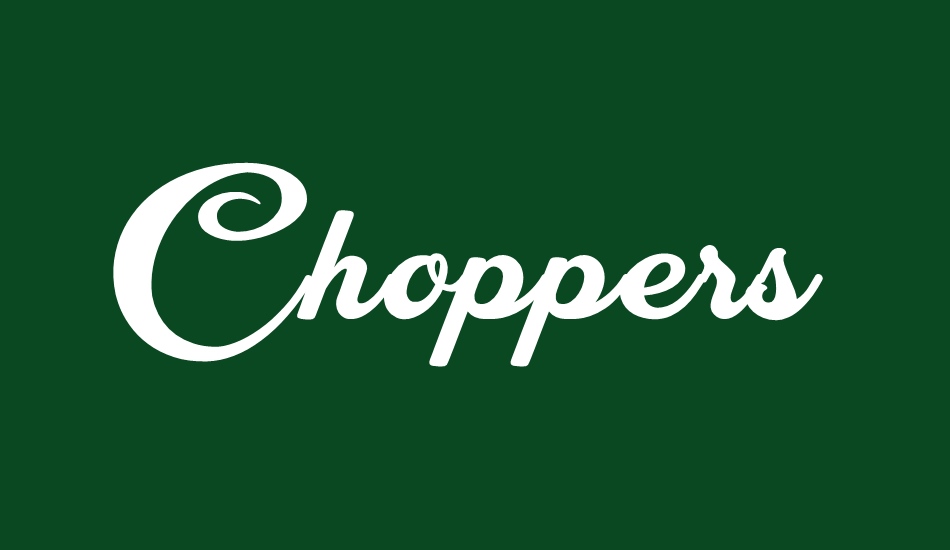 choppers-personal-use font big