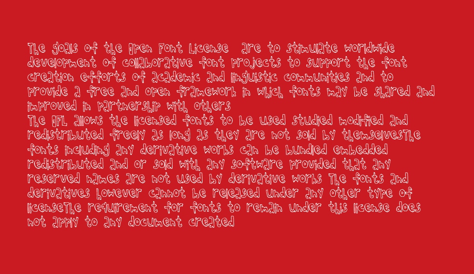 chopstickfont font 1