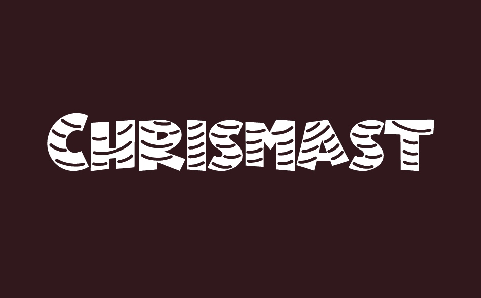 Christmas Candy font big