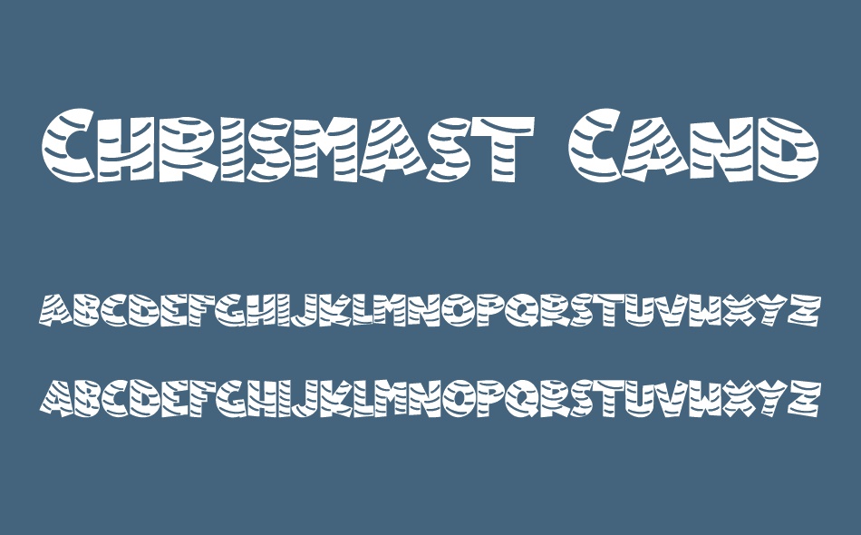 Christmas Candy font