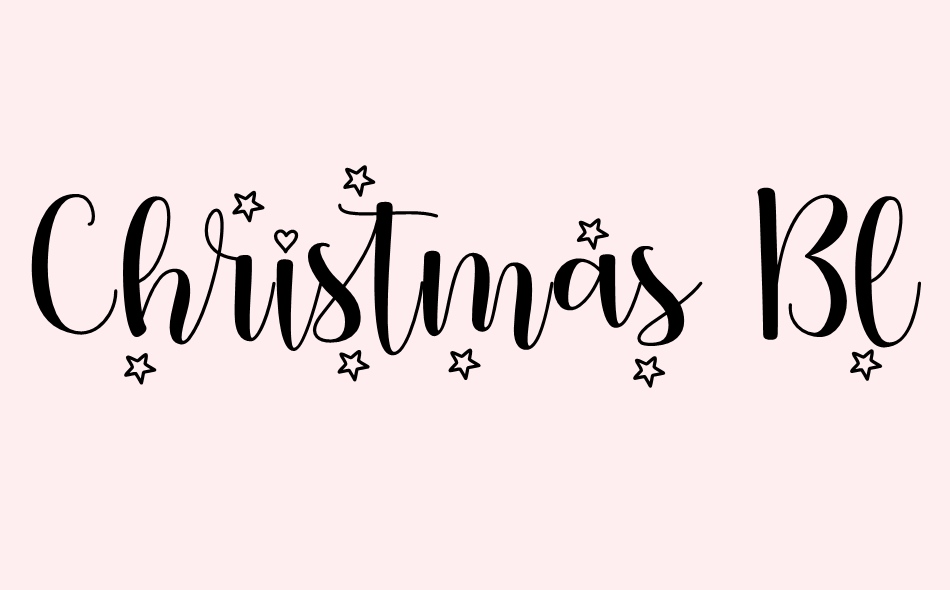 Christmas Bless font big