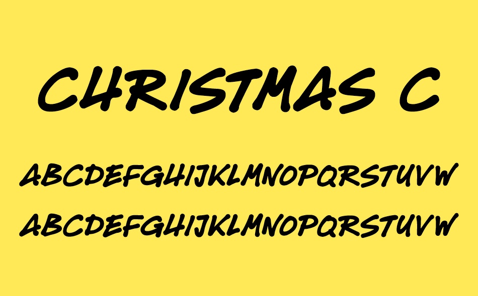 Christmas Cheer font