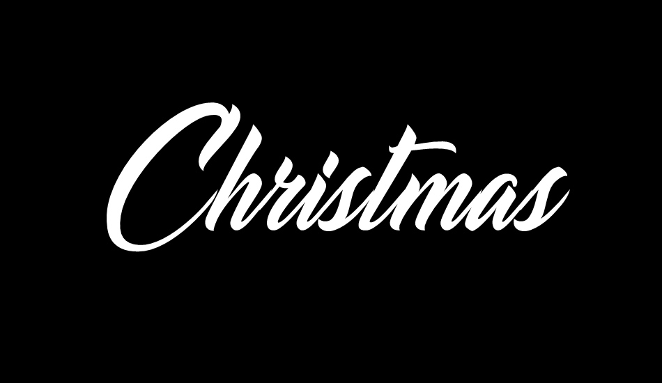 Christmas Day Personal Use font big