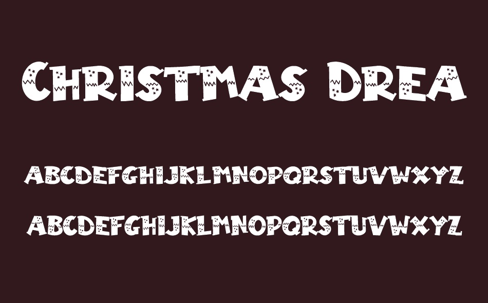 Christmas Dream font