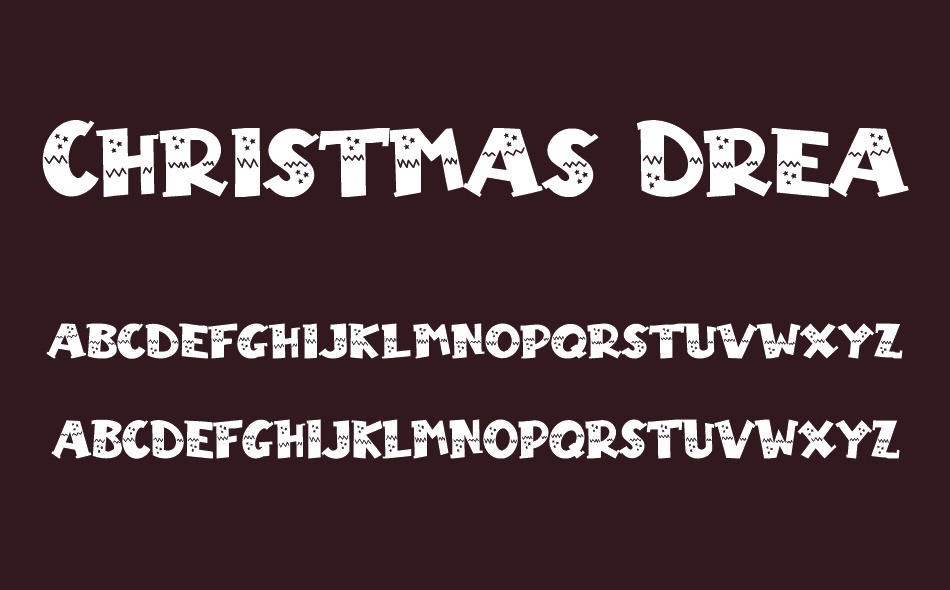 Christmas Dream font