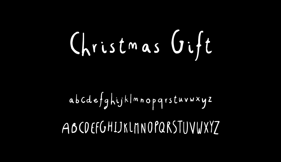 Christmas Gift font