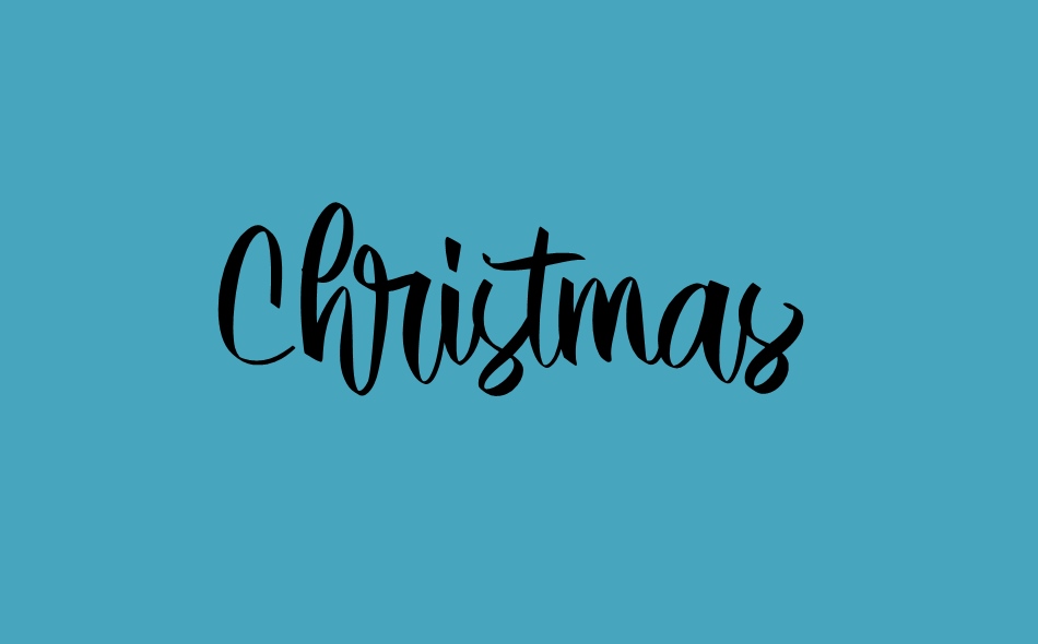 Christmas Journey font big