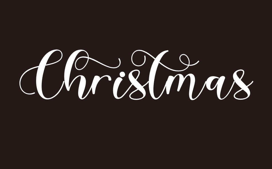 Christmas Shepherd font big