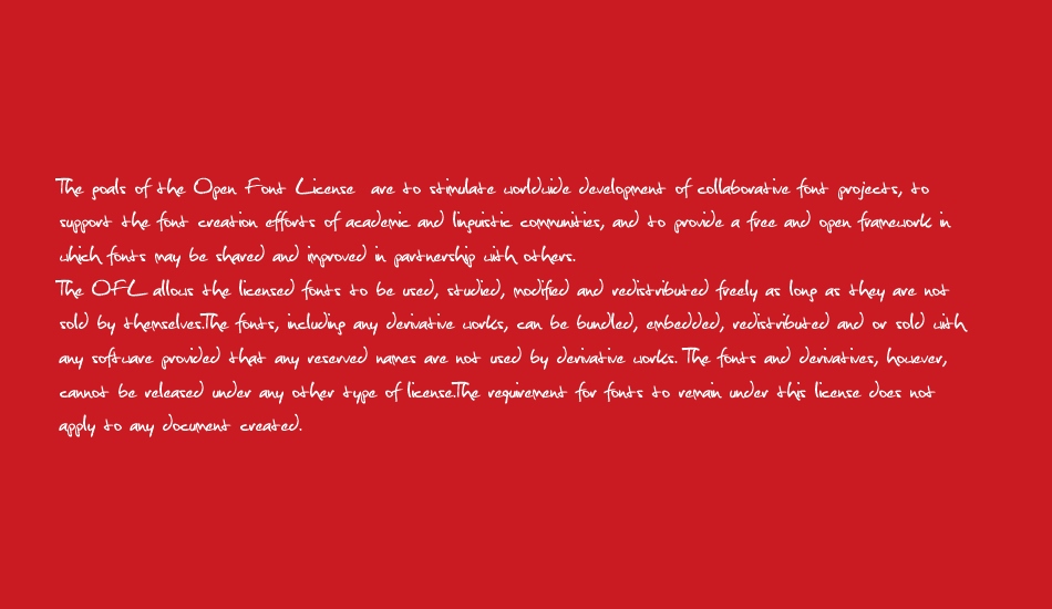 Christopherhand font 1