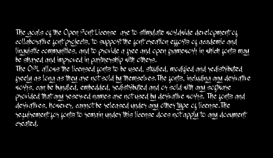 Chronic System font 1