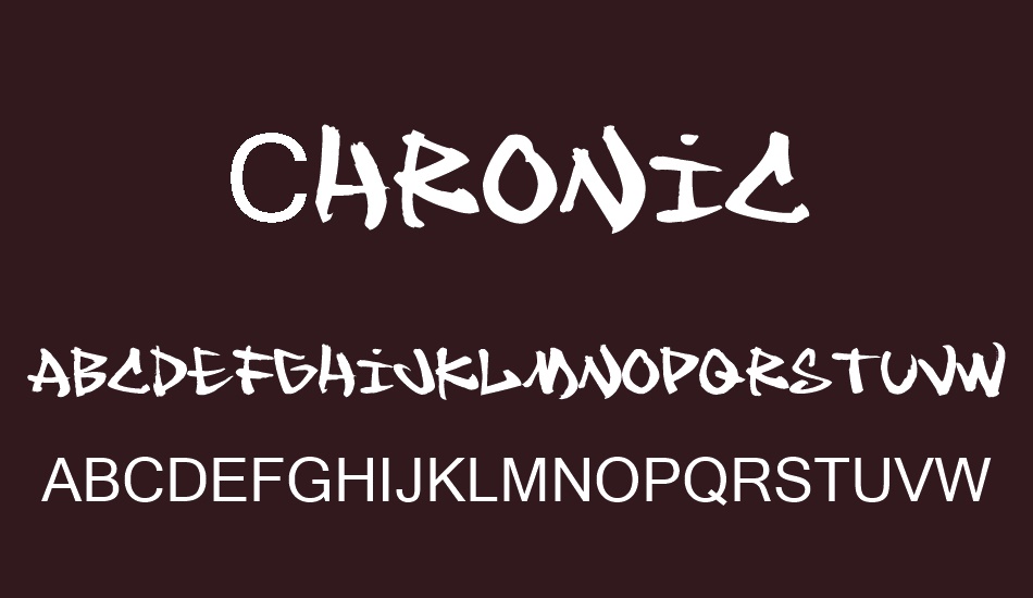 Chronic font