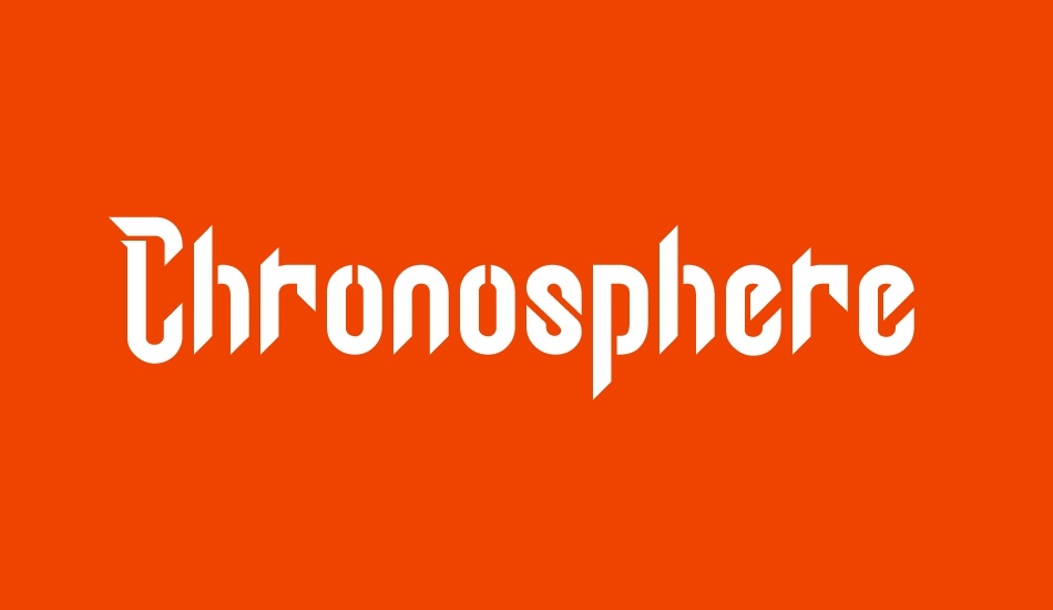 Chronosphere font big