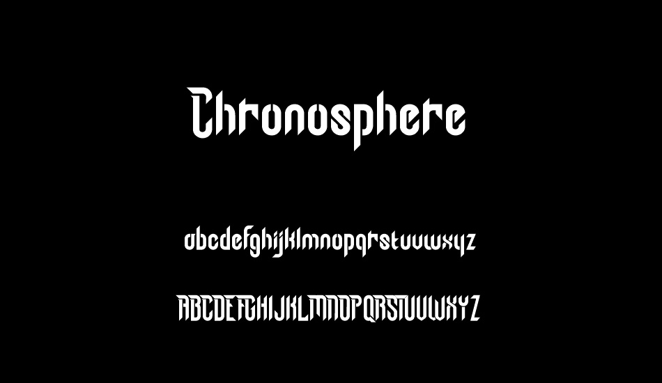 Chronosphere font